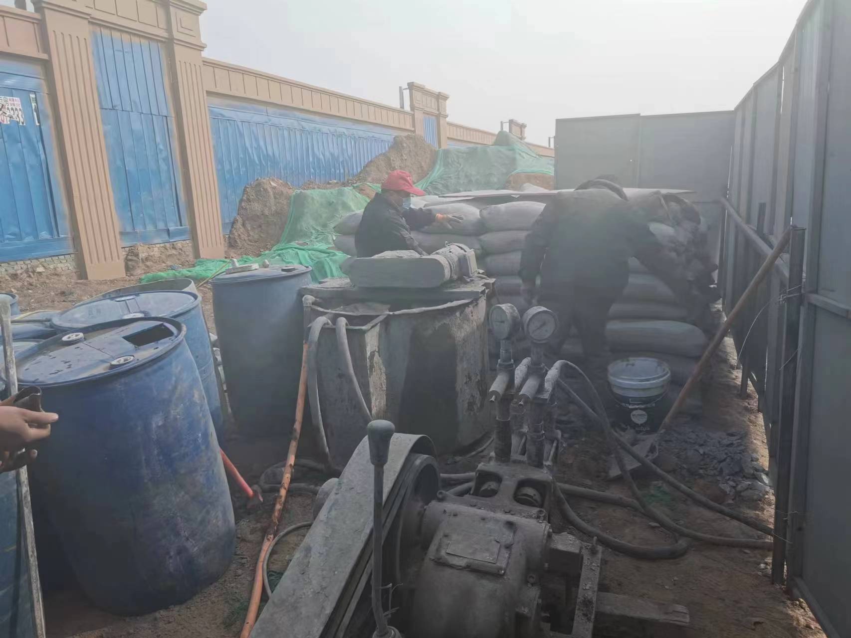 云梦房屋下沉注浆